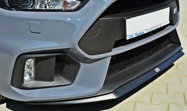 Тюнинговый диффузор переднего бампера Ford Focus 3 RS вер.2 фото