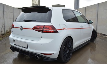 Бічні накладки заднього бампера Volkswagen Golf VII дорест. версія GTI фото