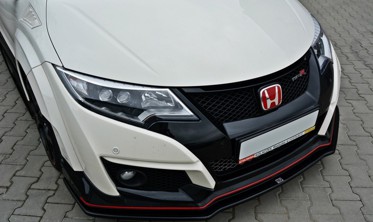 Накладка переднего бампера Honda Civic 9 Type R вер.1 фото