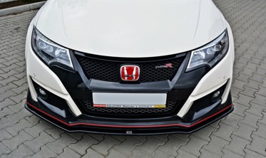 Накладка переднего бампера Honda Civic 9 Type R вер.1 фото