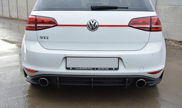 Бічні накладки заднього бампера Volkswagen Golf VII дорест. версія GTI фото