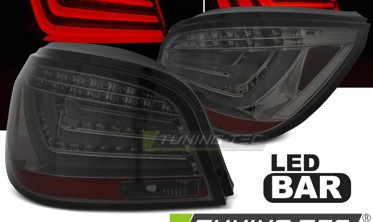 Темні задні ліхтарі LED BAR BMW 5 седан E60 03-07 фото