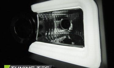 Чорні діодні фари передні Tube Light CHRYSLER 300C фото