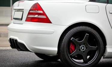 Тюнинговый задний бампер Mercedes SLK R170 в стиле W204 AMG фото