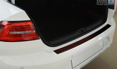 Накладка на бампер Volkswagen Passat B8 Carbon red фото