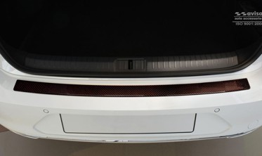 Накладка на бампер Volkswagen Passat B8 Carbon red фото