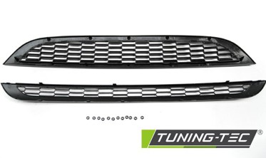 Решетка радиатора MINI COOPER R50 / R53 S TYPE черная глянцевая фото
