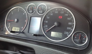 Кольца в щиток приборов VW T5 / Multivan в стиле Audi RS6 (6 колец) фото