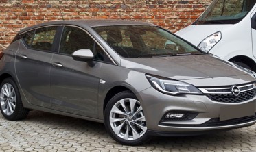 Защитная накладка на задний бампер Opel Astra V K Hatchback  фото