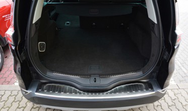 Защитная накладка на бампер с загибом и ребрами Renault Espace V фото