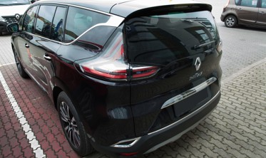 Защитная накладка на бампер с загибом и ребрами Renault Espace V фото