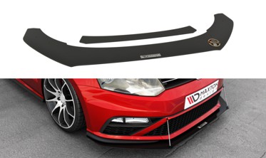 Racing дифузор переднього бампера Volkswagen Polo mk5 GTI фото