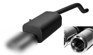 Модельный глушитель Renault Clio III (122-210/07-2) фото
