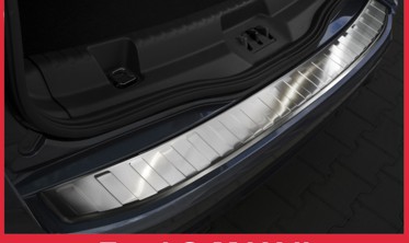 Накладка на бампер із загином та ребрами Ford S-MAX II фото
