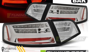 Фонари задние светодиодные AUDI A6 C6 08-11 Sedan хромированные фото