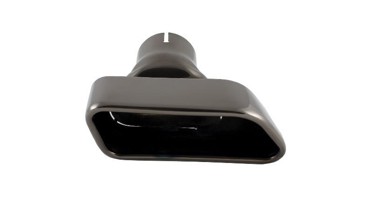 Насадки глушителей BMW F10 / F11 / F18 в стиле 550i черные фото