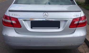Спойлер багажника Mercedes W212 в стиле AMG фото