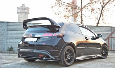 Верхняя накладка на спойлер Honda Civic VIII Type R - Mugen  фото