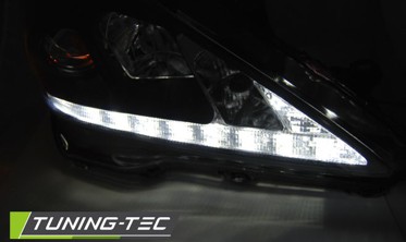 Тюнинг фары передние с диодной строкой LEXUS IS 2006-2013 фото