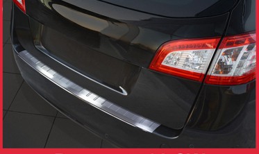 Накладка на бампер із загином Peugeot 508 SW Kombi фото