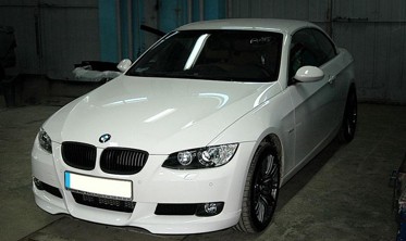 Накладка переднего бампера BMW E92 / E93 дорестайл фото