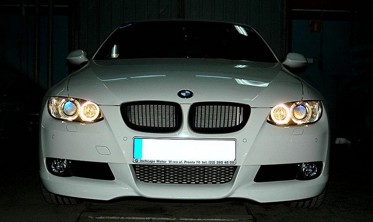 Накладка переднего бампера BMW E92 / E93 дорестайл фото