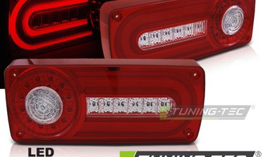 Задние фонари MERCEDES W463 красно-белые фото