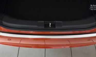 Накладка на бампер із загином Honda Jazz 4 фото