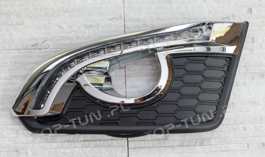 Рамки противотуманных фар с DRL Chevrolet Captiva фото