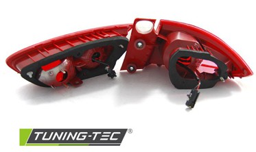 Красные фонари задние LED BAR SEAT LEON 2 рестайл фото