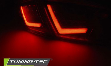 Красные фонари задние LED BAR SEAT LEON 2 рестайл фото
