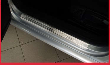 Защитные накладки на пороги Volkswagen Passat B6 / B7  фото