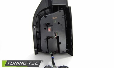 Тюнінгові задні стопи (ліхтарі) VW T5 SMOKE BLACK WHITE фото