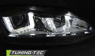 Лінзовані фари передні VOLKSWAGEN GOLF 7 з ДХО фото