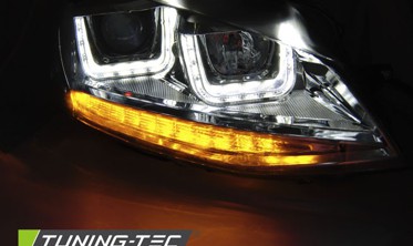 Лінзовані фари передні VOLKSWAGEN GOLF 7 з ДХО фото