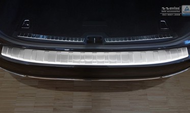 Накладка на бампер с загибом и ребрами Volvo V90 Kombi  фото