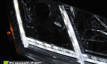 Фары передние AUDI TT 8J дорестайл хромированные фото