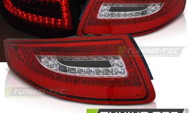Тюнинговые фонари задние диодные PORSCHE 911 997 красно-белые  фото