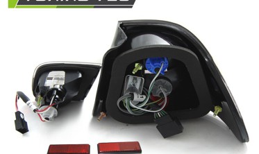 Тюнинговые задние фонари BMW E46 дорестайл coupe тонированные фото