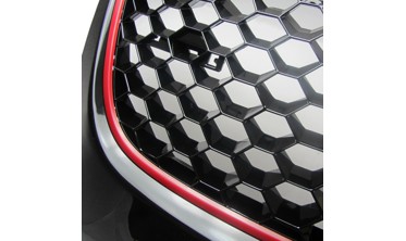 Решетка радиатора VW Golf 5 в стиле GTI  фото