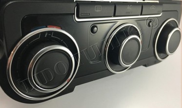 Кольца на ручки печки VW Caddy / Golf 6 / Touran / Eos / Jetta / Sirocco / Tiguan / VW T5 fl / T6 / VW CC / Passat B7  фото