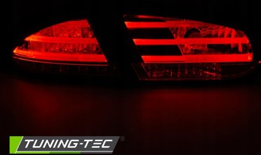 Хромированные тюнинг фонари задние SEAT LEON 2 дорестайл с LED поворотами фото