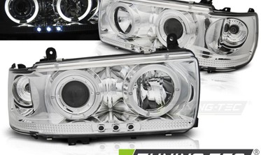 Тюнинговые фары передние с линзами TOYOTA LAND CRUISER FJ 80  фото