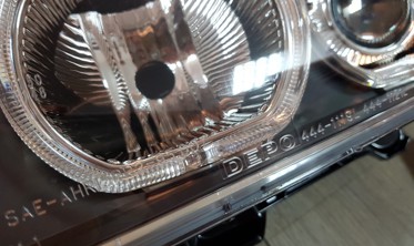 Тюнинговые фары передние BMW E39 с LED кольцами (D2S/Н7) фото