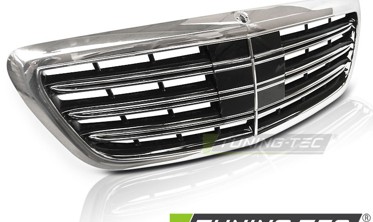 Решетка радиатора MERCEDES W222 в стиле S65 (без NIGHT VIEW) фото