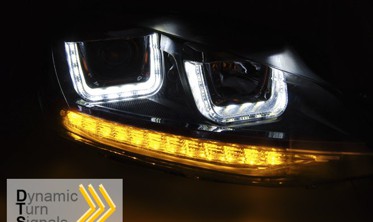 Фары передние спорт стиль VW GOLF 7 с динамическими led поворотами фото