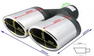 Насадка глушителя Buzzer ZZ2x110 фото