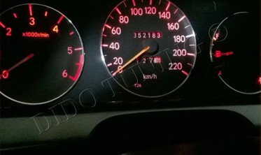 Кольца на приборы Toyota Carina E фото