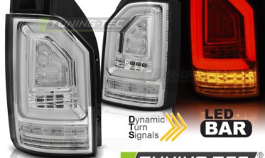 LED ліхтарі задні Volkswagen T6 хром 15-19 OEM LED фото