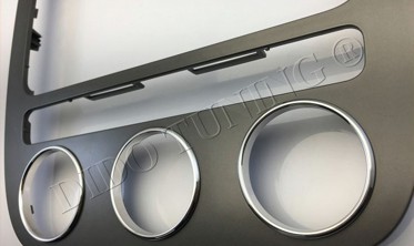 Хром кольца на ручки климат-контроля VW Passat B6 / Touran / Golf 5 Climatronic фото